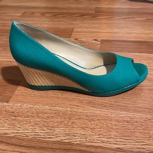 Naturalizer turquoise wedges